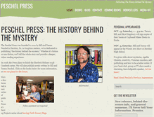 Tablet Screenshot of peschelpress.com